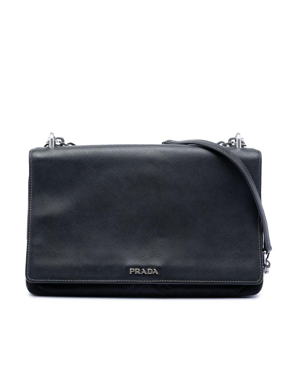Prada Chain Flap Crossbody Bag Tessuto #287529P79B